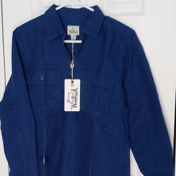 Woolrich Tops - NWT Woolrich 100% Cotton Long Sleeve Cobalt S